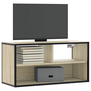 vidaXL Έπιπλο Τηλεόρασης Sonoma Δρυς 80x31x39,5cm Επεξ. Ξύλο