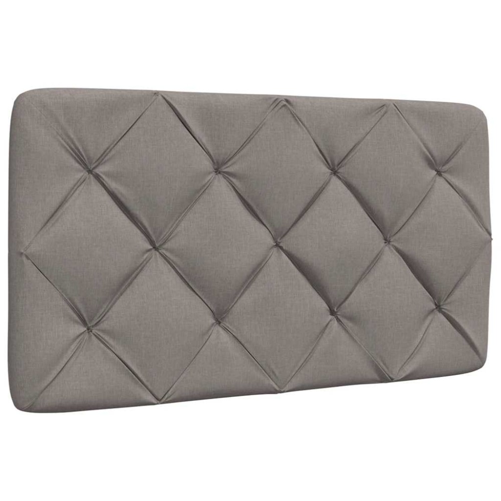 vidaXL Μαξιλάρι για Κεφαλάρι Taupe Υφασμάτινο 92x6x48cm 1 τεμ.