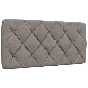 vidaXL Μαξιλάρι για Κεφαλάρι Taupe Υφασμάτινο 102x6x48cm 1 τεμ.