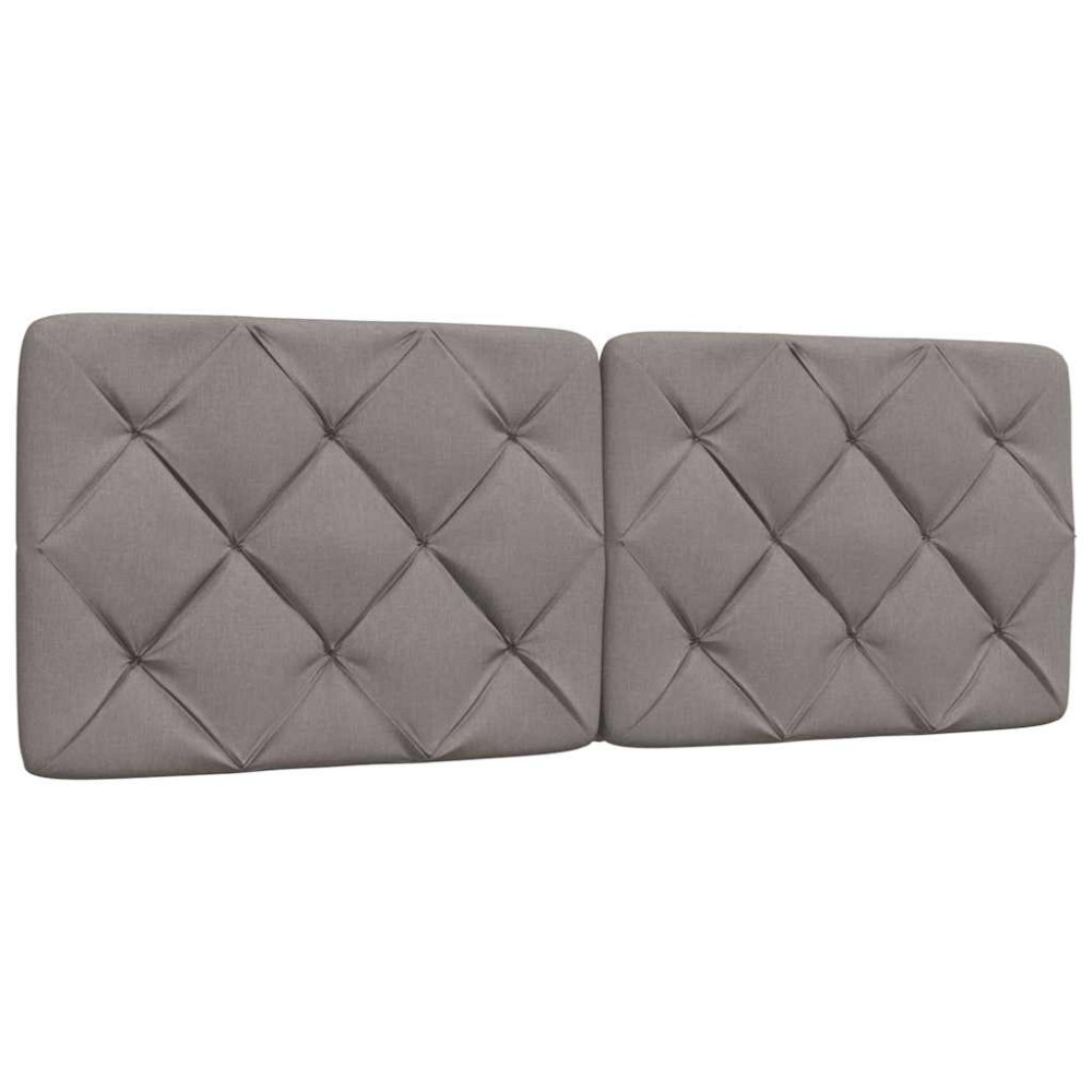 vidaXL Μαξιλάρι για Κεφαλάρι Taupe Υφασμάτινο 122x6x48cm 1 τεμ.