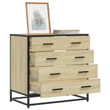 vidaXL Συρταριέρα Sonoma Δρυς 70x41x70cm από Επεξεργασμένο Ξύλο 1 τεμ.