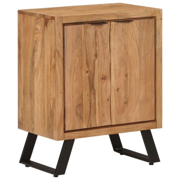 vidaXL Ντουλάπι με 2 Πόρτες 55x36x72cm από Μασίφ Ξύλο Ακακίας 1 τεμ.