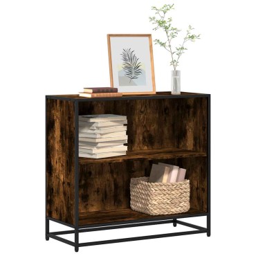 vidaXL Βιβλιοθήκη Καπνιστή Δρυς 80,5x35x76cm από Επεξεργασμένο Ξύλο 1 τεμ.