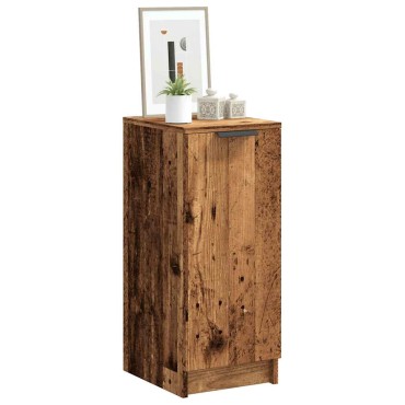 vidaXL Παπουτσοθήκη Όψη Παλαιού Ξύλου 29,5x35x70cm Επεξ. Ξύλο 1 τεμ.
