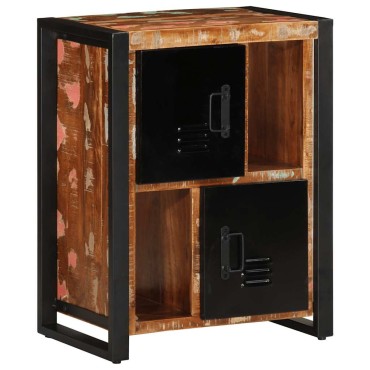 vidaXL Σκευοθήκη Πολύχρωμο 55x35x70cm Ξύλο μασίφ αναγεννημένο 1 τεμ.