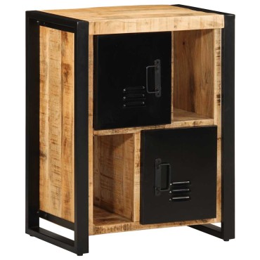 vidaXL Μπουφές 55x35x70cm από Μασίφ Ακατέργαστο Ξύλο Μάνγκο 1 τεμ.
