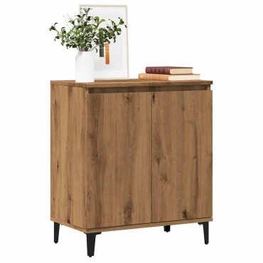 vidaXL Μπουφές Τεχνίτης Δρυς 60x35x70cm από Επεξεργασμένο Ξύλο 1 τεμ.