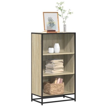 vidaXL Ντουλάπι βιβλίων Sonoma Oak 60x35x107,5cm Κατασκευασμένο ξύλο 1 τεμ.