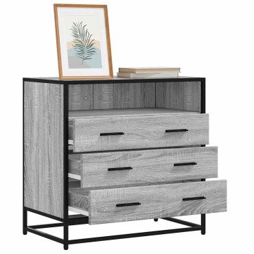vidaXL Συρταριέρα Γκρι sonoma 70x41x70cm από Επεξεργασμένο Ξύλο 1 τεμ.