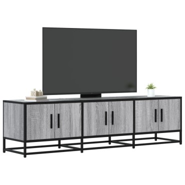vidaXL Έπιπλο Τηλεόρασης Γκρι Sonoma 150x35x41cm Επεξ. Ξύλο