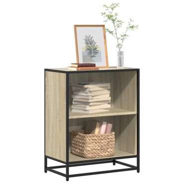 vidaXL Ντουλάπι βιβλίων Sonoma Oak 60x35x76cm Κατασκευασμένο ξύλο 1 τεμ.