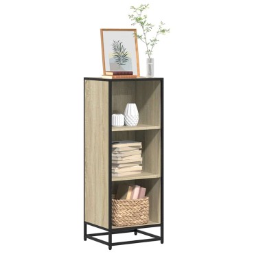 vidaXL Ντουλάπι βιβλίων Sonoma Oak 40x35x107,5cm Κατασκευασμένο ξύλο 1 τεμ.