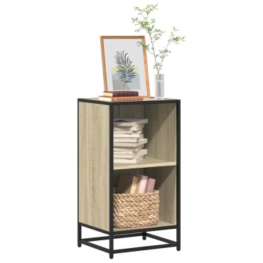 vidaXL Ντουλάπι βιβλίων Sonoma Oak 40x35x76cm Κατασκευασμένο ξύλο 1 τεμ.