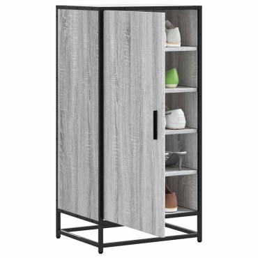 Ράφι παπουτσιών vidaXL Γκρι Sonoma 48x38x97,5cm Κατασκευασμένο ξύλο