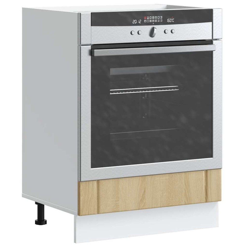 ντουλάπι φούρνου vidaXL "Lucca" Sonoma Oak Engineered Wood 60x46x81,5cm