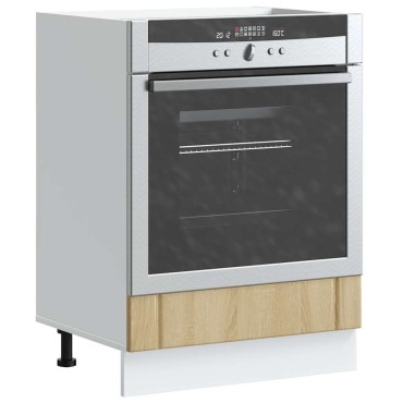 ντουλάπι φούρνου vidaXL "Lucca" Sonoma Oak Engineered Wood 60x46x81,5cm