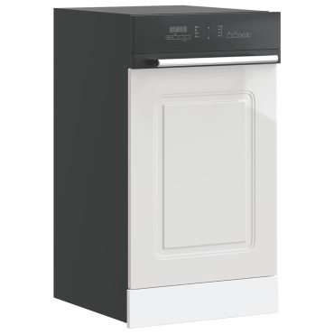 vidaXL Πίνακας πλυντηρίου πιάτων "Kalmar" High Gloss White 45x1,5x67cm