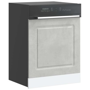 vidaXL Πίνακας πλυντηρίου πιάτων "Kalmar" Concrete Grey 60x1,5x67cm