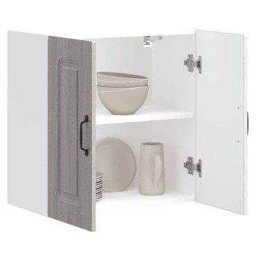 vidaXL Ντουλάπι τοίχου κουζίνας "Kalmar" Γκρι Sonoma 60x31x60cm 1 τεμ.