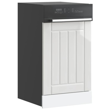 vidaXL Πίνακας πλυντηρίου πιάτων "Lucca" High Gloss White 45x1,5x67 cm