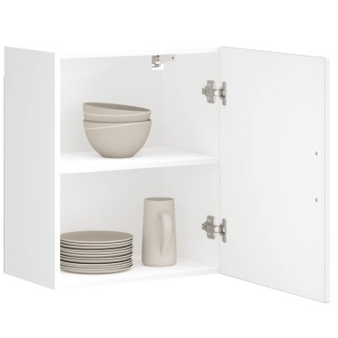 vidaXL ντουλάπια τοίχου κουζίνας 2 τεμ. "Porto" High Gloss White 50x31x60cm
