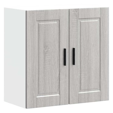 vidaXL Ντουλάπι τοίχου κουζίνας "Porto" Γκρι Sonoma 60x31x60cm 1 τεμ.