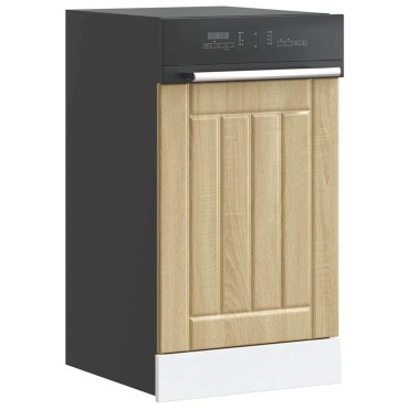 vidaXL Πλυντήριο πιάτων Πίνακας "Lucca" Sonoma Oak Engineered Wood 45x1,5x67 cm