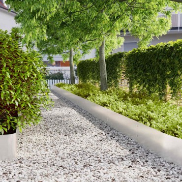 vidaXL Περιφράξεις γκαζόν 10 τεμάχια 25x103 cm από ανοξείδωτο ατσάλι
