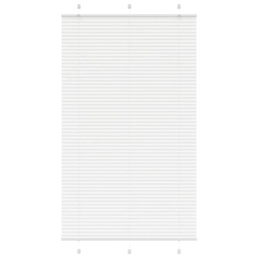 vidaXL Πλισέ περσίδα Λευκό 115x200 cm Πλάτος υφάσματος 114,4 cm