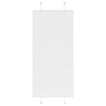 vidaXL Πλισέ περσίδα Λευκό 60x100 cm Πλάτος υφάσματος 59,4 cm