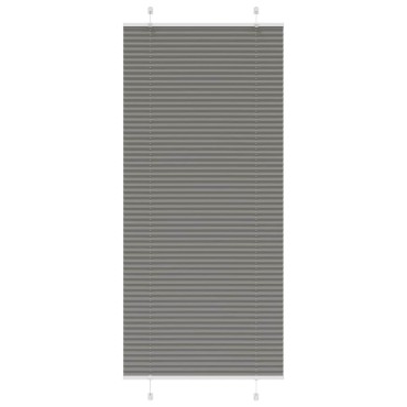 vidaXL Πλισέ περσίδα Ανθρακί 100x200 cm Πλάτος υφάσματος 99,4 cm