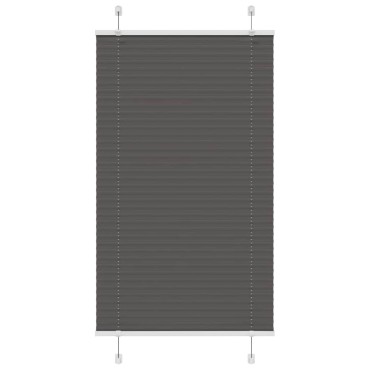 vidaXL Πλισέ περσίδα Μαύρο 70x150 cm Πλάτος υφάσματος 69,4 cm
