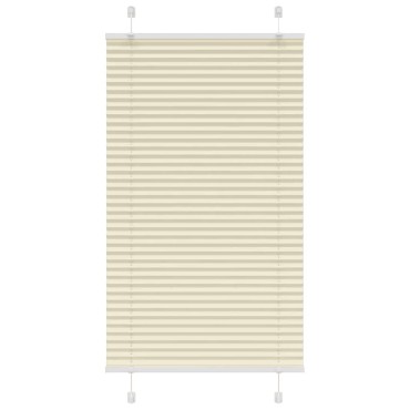 vidaXL Πλισέ περσίδα Κρέμα 70x150 cm Πλάτος υφάσματος 69,4 cm