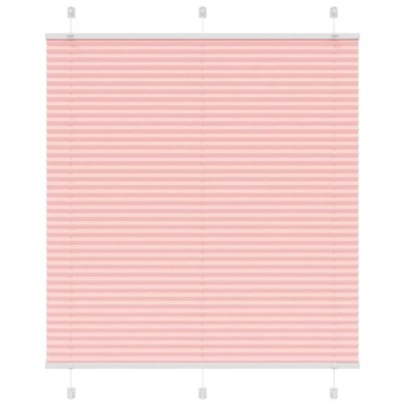 vidaXL Πλισέ περσίδα ροζ 120x150 cm Πλάτος υφάσματος 119,4 cm