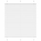 vidaXL Πλισέ περσίδα Λευκό 120x100 cm Πλάτος υφάσματος 119,4 cm