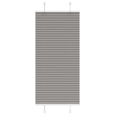 vidaXL Πλισέ περσίδα Ανθρακί 55x150 cm Πλάτος υφάσματος 54,4 cm