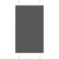 vidaXL Πλισέ περσίδα Μαύρο 75x150 cm Πλάτος υφάσματος 74,4 cm