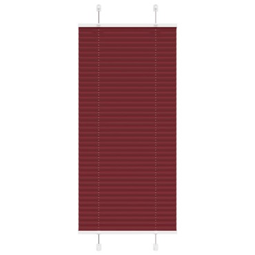 vidaXL Πλισέ περσίδα Μπορντό κόκκινο 60x150 cm Πλάτος υφάσματος