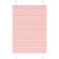 vidaXL Πλισέ περσίδα ροζ 95x150 cm Πλάτος υφάσματος 94,4 cm