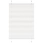 vidaXL Πλισέ περσίδα Λευκό 90x100 cm Πλάτος υφάσματος 89,4 cm