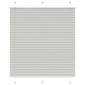 vidaXL Πλισέ περσίδα ανοιχτό γκρι 115x150 cm Πλάτος υφάσματος 114,4 cm