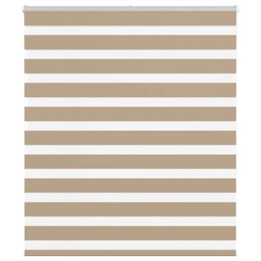 vidaXL Ζέβρα τυφλή 135x150 cm Πλάτος υφάσματος 130,9 εκ. Πολυεστέρας