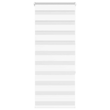 vidaXL Ζέβρα τυφλή Καφέ Πλάτος υφάσματος 55,9 εκ. Πολυεστέρας