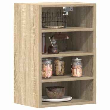 vidaXL κρεμαστό ντουλάπι Riga Sonoma Oak 40x29,5x60cm 1 τεμ.