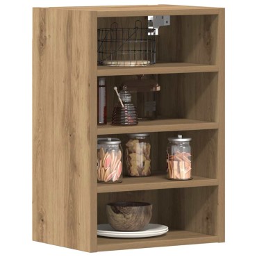 vidaXL κρεμαστό ντουλάπι Riga Artisan Oak 40x29,5x60cm 1 τεμ.