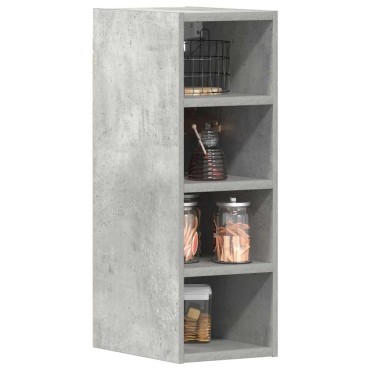 vidaXL Κρεμαστό Ντουλάπι "Riga" Γκρι Σκυρόδεμα 20x29,5x60cm από Τεχνητό Ξύλο 1 τεμ.