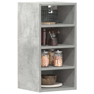 vidaXL Κρεμαστό Ντουλάπι "Riga" Γκρι Σκυρόδεμα 30x29,5x60cm από Τεχνητό Ξύλο 1 τεμ.