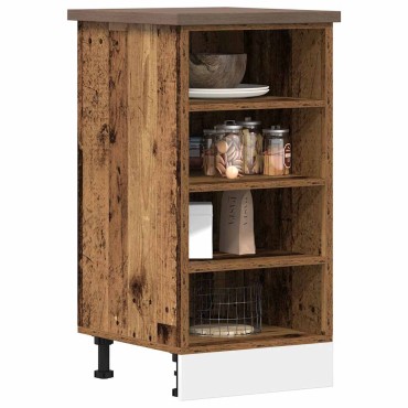 vidaXL Κάτω ντουλάπι Riga Παλιό ξύλο 40x44,5x81,5cm