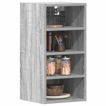 vidaXL κρεμαστό ντουλάπι Riga γκρι Sonoma 30x29,5x60cm 1 τεμ.