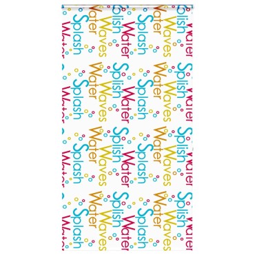 vidaXL Κουρτίνα Μπάνιου Ρολό κασέτα 140x240εκ. Πλάτος υφάσματος 136εκ.